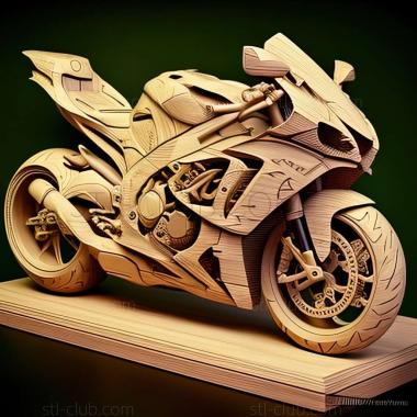 3D мадэль Kawasaki Ninja ZX 10RR (STL)